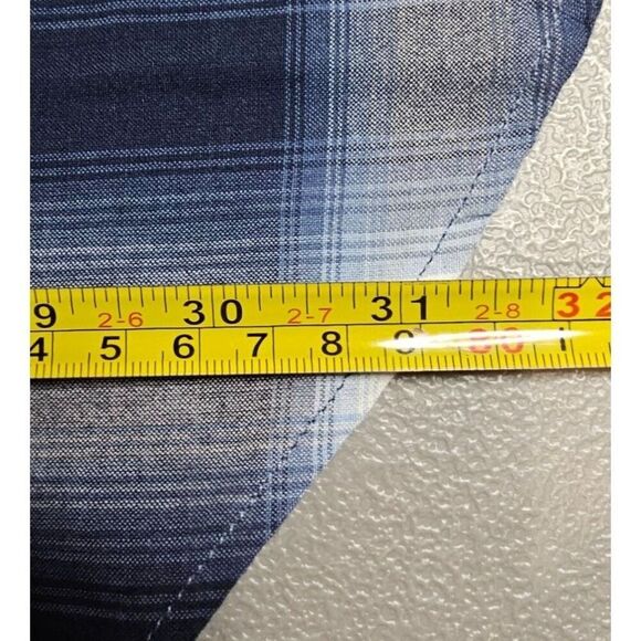 Rockmount Ranchwear Mens XL Plaid Square Pearl Snap Western Shirt - Picture 11 of 12